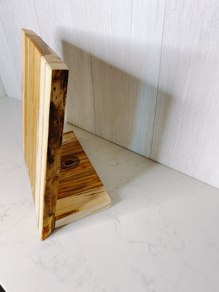 Live Edge Pistachio Wood Magnetic Knife Block