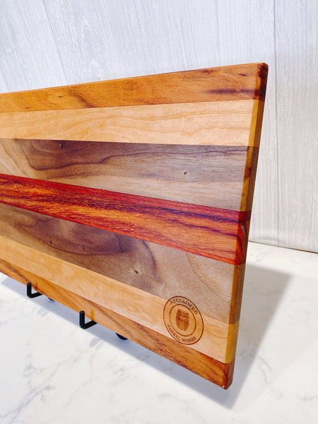 Walnut, Paduk and Cherry Cutting Boards