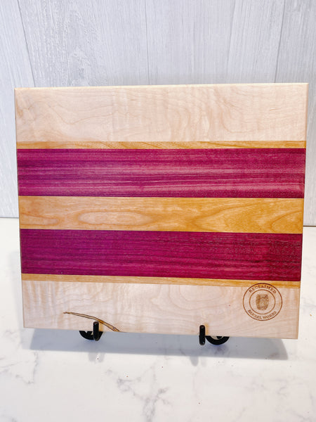 Small Maple/Cherry/Purple Heart Cutting Boards