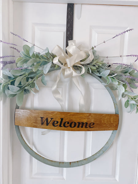 Barrel Ring Wreath - Custom