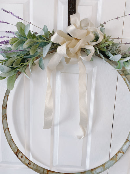 Wine Barrel Ring Wreath