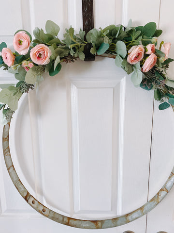 Wine Barrel Ring Wreath