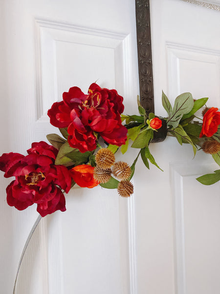 Wine Barrel Ring Wreath