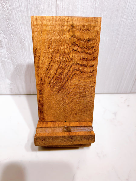 Oak Cell phone / tablet stand