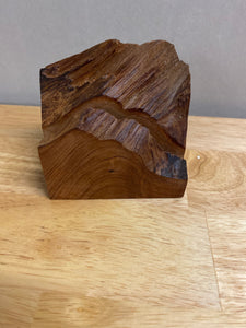 Live edge business card holder