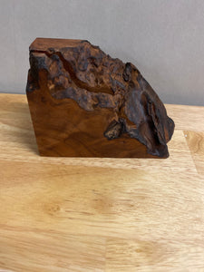 Live edge business card holder