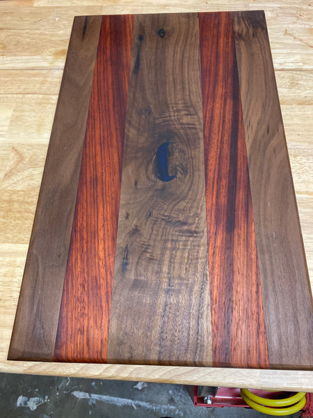 Large Custom Cutting Board with Resin.