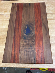 Large Custom Cutting Board with Resin.