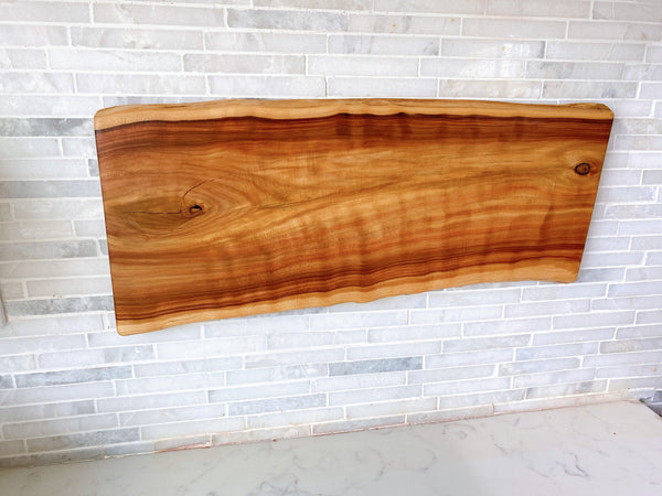 Live edge knife board