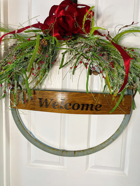 Barrel Ring Wreath - Custom