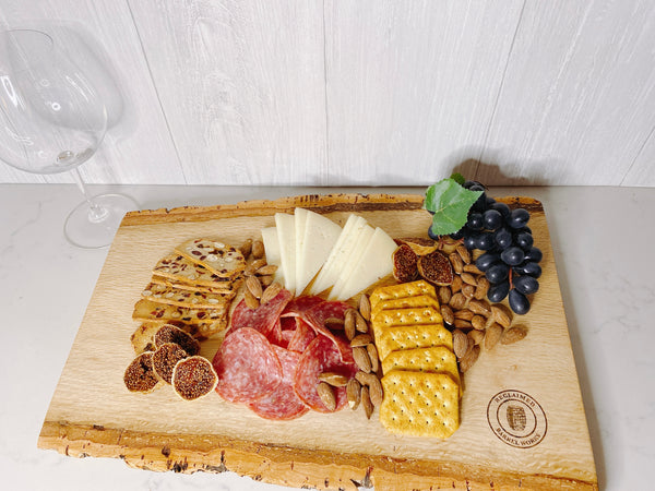 Live Edge Cork Oak Charcuterie Board